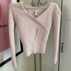 Pink Fuzzy Sweater